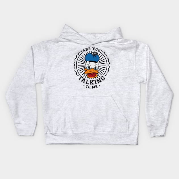 Are you talking to me Kids Hoodie by Don Vito 